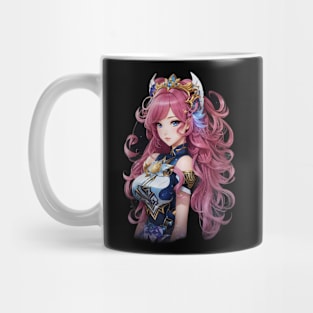 Ophiuchus Secrets Unveiled: Intriguing AI Anime Character Art Mug